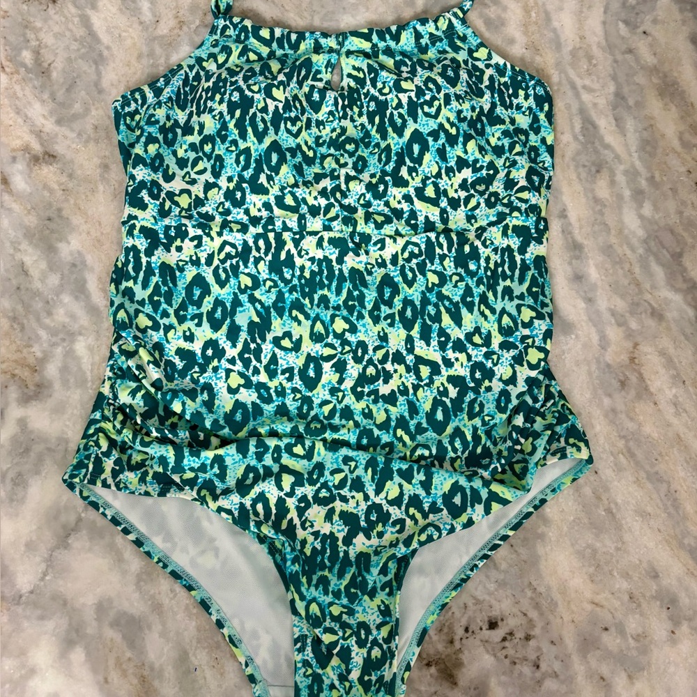 Vibrant Animal Print Swimsuit